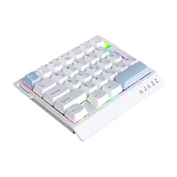 Клавіатура Ajazz AK029 Ice Island Magnetic Switch USB UA White/Blue (AK029-I-WB) - мініатюра 5
