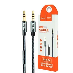 Аудіокабель із мікрофоном Hoco Tarnish mini-Jack 3.5 mm UPA04 - мініатюра 8