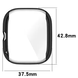 Захисний чохол Tamister для смартгодинника Amazfit GTS4 Mini сріблястий - мініатюра 8