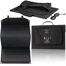 Портативний зарядний пристрій сонячна панель Bresser Mobile Solar Charger 90 Watt USB DC (3810060) - мініатюра 2