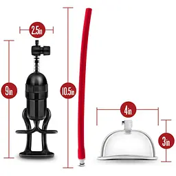 Вакуумна помпа для вульви Blush Temptasia - Intense Pussy Pump System - мініатюра 5