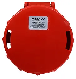 Розетка переносна P4 63А IP67 3P+PE ГП АСКО-УКРЕМ (A0080020008) - мініатюра 3
