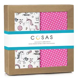 Багаторазові пелюшки дитячі UNICORN CS5 2шт COSAS (4822052127995)