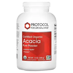 Акація, Acacia Pure Powder, чистий порошок, органічно сертифікований Protocol For Life Balance vit0003277