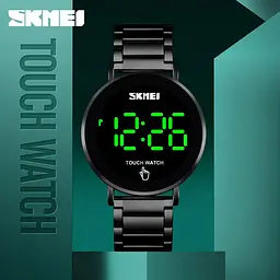 Наручний жіночий годинник Skmei 1550 Light II (Чорний) - мініатюра 4