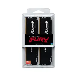 Модуль пам'яті для комп'ютера DDR5 64GB (2x32GB) 5600 MHz Fury Beast Black Kingston Fury (ex.HyperX) (KF556C36BBE2K2-64) - мініатюра 6