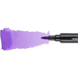Маркер акварельний Santi Brush Marker SWB-12 фіалковий двосторонній 6 шт. (391068) - мініатюра 2
