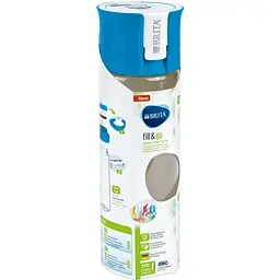 Пляшка для води з фільтром Brita Vital блакитна 600 мл (1020103) - мініатюра 4