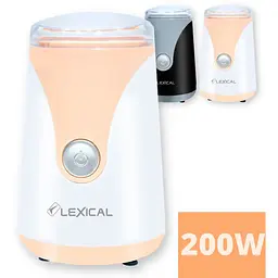 Кавомолка Lexical LCG-0702 роторна для дому та офісу 50 г 200 Вт біла (LCG-0702_408) - мініатюра 2