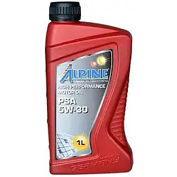 Олива моторна синтетична Alpine PSA 5W-30 C2 PSA B71 2290, Fiat 9.55535-S1 1 л (23442)