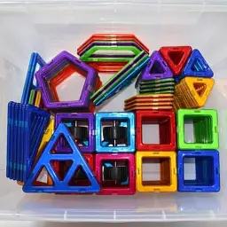 Конструктор Магнікон 268 деталей Plastic box (MK-268) - мініатюра 4