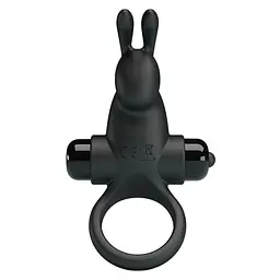 Ерекційне кільце - Pretty Love Vibrant Penis Ring I Black - мініатюра 2