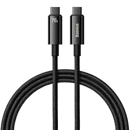 Кабель Baseus Tungsten Gold Fast Charging Data Cable Type-C to Type-C 240W, PD3.1, 1m