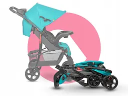 Прогулянкова коляска Lionelo Emma Plus Vivid Turquoise - мініатюра 9