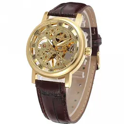 Класичний жіночий годинник Winner Gold Brown - мініатюра 2