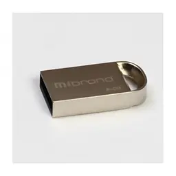 Флешка металева Mibrand Lynx 64 GB срібляста (MI2.0/LY64M2S) - мініатюра 3