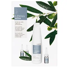 Набір для догляду за волоссям Lakme K.Therapy Active: Prevention Shampoo, 300 мл + Shock Concentrate, 8 шт. x 6 мл - мініатюра 3