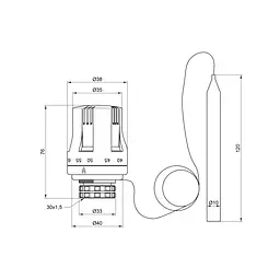 Термоголовка SD Plus 30x1,5 SD355 - мініатюра 2