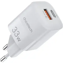 ЗП Choetech PD5006-EU-WH, USB-A/USB-С