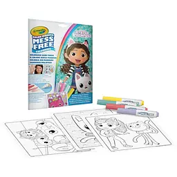 Розмальовка Crayola Color Wonder Gabby's Dollhouse 18 сторінок та 4 фломастери - мініатюра 2