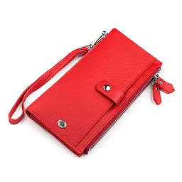 Гаманець жіночий ST Leather 18381 (ST420) багатофункціональний червоний - мініатюра 4
