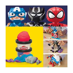 Набір для творчості Hasbro Play-Doh Marvel Пригоди героїв з масою для ліплення (G0333) - мініатюра 10