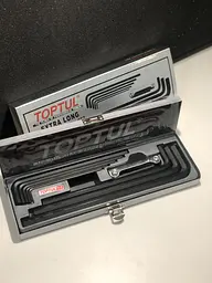 Комплект шестигранників Г-обр. супердовгих 1.5-14мм 9од. Toptul hoz0007564 - мініатюра 2