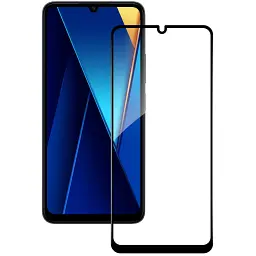 Скло захисне ACCLAB Full Glue Xiaomi Poco C65 Black (1283126583636) - мініатюра 2