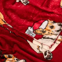 Плед Ardesto Flannel 160х200 см 100% поліестер різдвяні коргі pbe0050469 - мініатюра 10