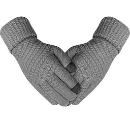 Рукавички для сенсорних екранів з плетінням ArmorStandart Braid Grey (ARM59882)