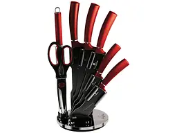 Набір ножів Berlinger Haus Metallic Line Burgundy Edition (BH-2562)