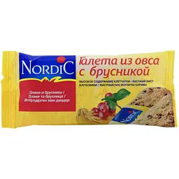 Галета Nordic из овса с брусникой 30 г (395342)