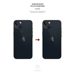 Плівка захисна Armorstandart back side Apple iPhone 13 mini Carbone Transparent (ARM61070) - мініатюра 3