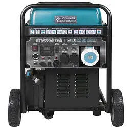 Генератор інверторний дизельний Konner&Sohnen 9.5/10 кВт KS 9500iDE ATSR - мініатюра 2