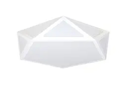 Люстра стельова LED Levistella 752L67 WH, 70W, білий, сучасний стиль, з пультом, регульована температура світла