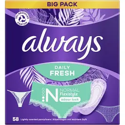 Щоденні прокладки Always Daily Fresh Normal Flexistyle 58 шт. - мініатюра 2