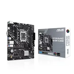 Материнcька плата PRIME H610M-K ARGB s1700 H610 2xDDR5 M.2 HDMI D-Sub mATX ARGB Asus teh0019111 - мініатюра 8