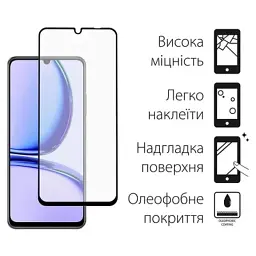 Чехол для мобильного телефона Dengos Kit for Realme C51 case + glass (Mint) - миниатюра 3