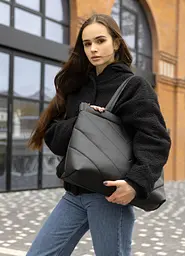 Сумка Sambag Shopper Tote QRS чорний 42 х 34 х 14 см (93383001) - мініатюра 7