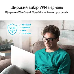 Бездротовий маршрутизатор Asus RT-AX52 (90IG08T0-MO3H00) - мініатюра 7