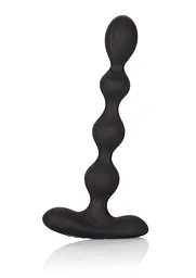 Анальні намиста з вібрацією CalExotics Eclipse Slender Beads 17.8 см (чорний) - мініатюра 2