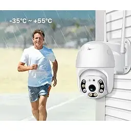 Вулична поворотна IP камера відеоспостереження Digital Wi-Fi N3 6913 - 2mp ICSee - мініатюра 6