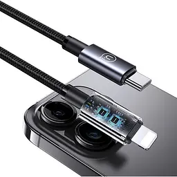 Кабель Usams US-SJ662 USB-C to Lightning 30W 3A 1.2m Tarnish (SJ662USB01) [138986] - мініатюра 6