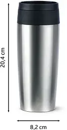 Термочашка Tefal Travel Mug Classic 360 мл (N2020110) - мініатюра 2