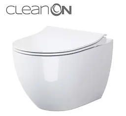 Підвісний унітаз Cersanit Zen CleanOnE з сидінням Slim S701-428