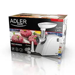М'ясорубка електрична Adler AD 4803 потужність 2000вт - мініатюра 6