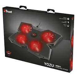Підставка для ноутбука Trust GXT278 Yozu Cooling Red LED 17.3" Black (20817_TRUST) - мініатюра 5