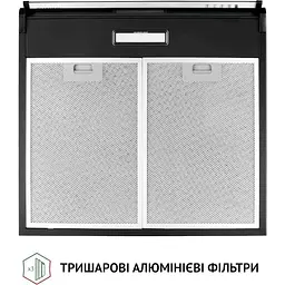 Витяжка пласка Perfelli PL 5144 BL LED - мініатюра 6