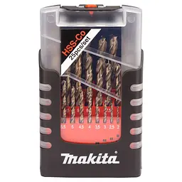 Набір свердл HSS-Co по металу 1-13 мм Makita D-50479 (25 шт) - мініатюра 4