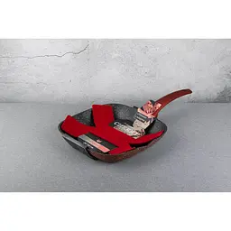 Сковорода Гриль Pepper 'Cherry' Lava-Stone PR-2110-24, 24x24 cм (113308) - мініатюра 4